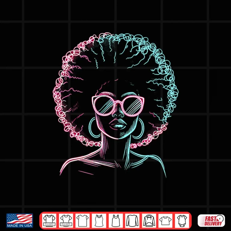 Design Black Queen Afro Women Dripping Juneteenth Shirt
