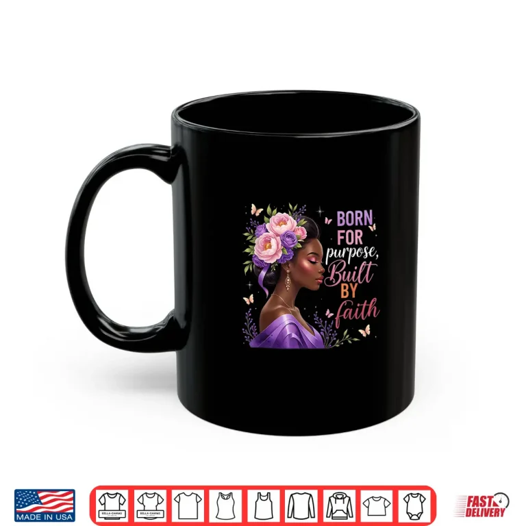 Black Women Christian Afro Faith God African American Shirt 2 Mug Black Women Christian Afro Faith God African American Shirt