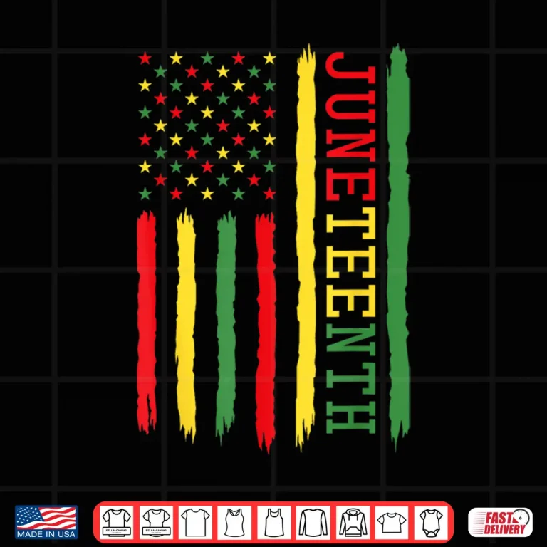 Design Juneteenth Flag Black Freedom 1865 Shirt