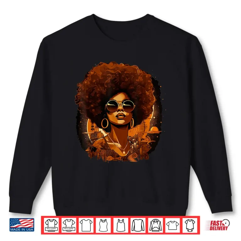 Sweatshirt Black African Women Juneteenth Black History Month Shirt