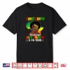 Juneteenth 1865 Celebrating Black Freedom Day Women Girls Shirt