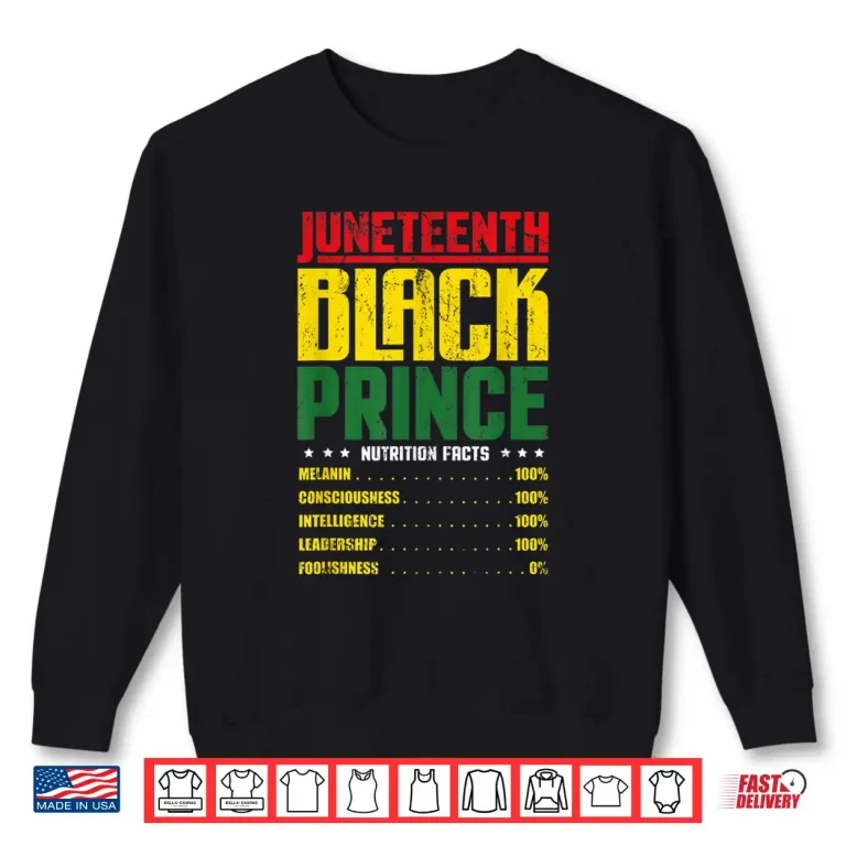 Sweatshirt Juneteenth Afro American Boy Son Family Matching Juneteenth Shirt