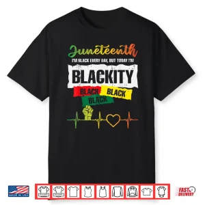 Juneteenth Blackity Black African June 19Th Men Women Kids Shirt