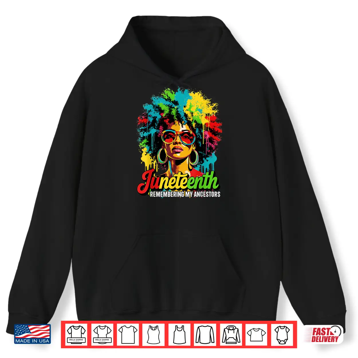 Black Women Freedom Juneteenth 1865 Remembering My Ancestors Shirt Black Women Freedom Juneteenth 1865 Remembering My Ancestors Shirt