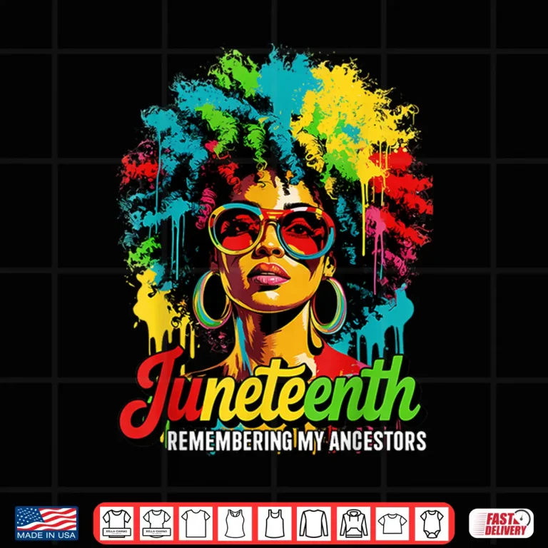 Black Women Freedom Juneteenth 1865 Remembering My Ancestors Shirt 4 Design Black Women Freedom Juneteenth 1865 Remembering My Ancestors Shirt