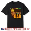 Dope Black Dad Afro American African Fathers Day Juneteenth Shirt