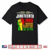 Juneteenth June 1865 Black History African American Freedom Shirt