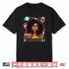 Phlebotomist Costume Afro Woman Proud Black History Shirt