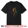 Womens Face Abstract Juneteenth Art Back History Women African Shirt
