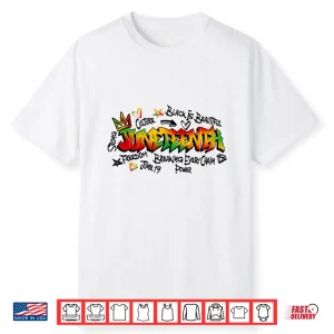 Juneteenth Graffiti Png June 19Th 1865 Black History Month Shirt