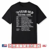 70 Year Old Texting Code At The Doctor Best Friend Fell Funny 70Th Birthday Shirt