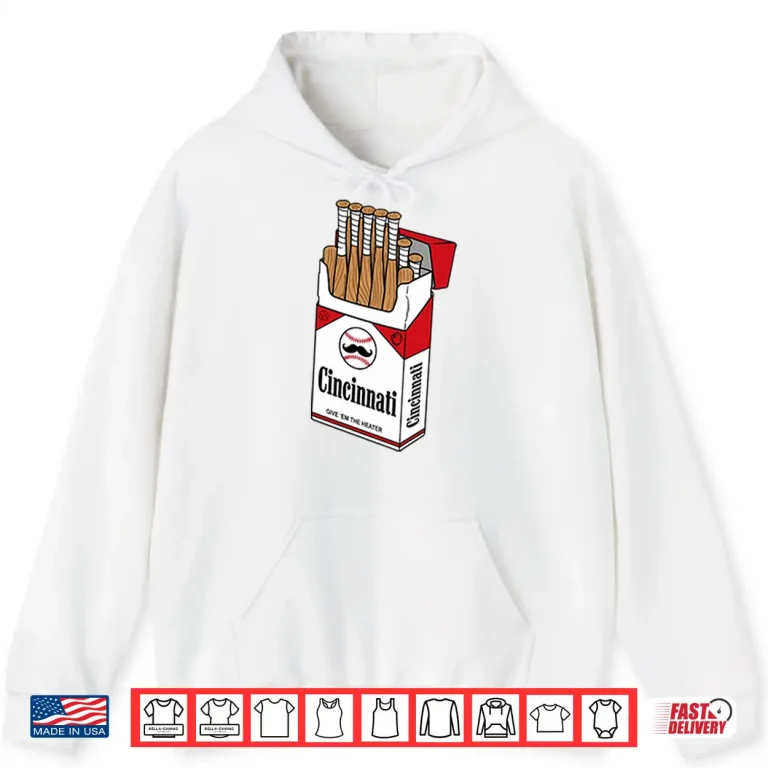 Hoodie Cincinnati Baseball Bat Pack Parody Shirt