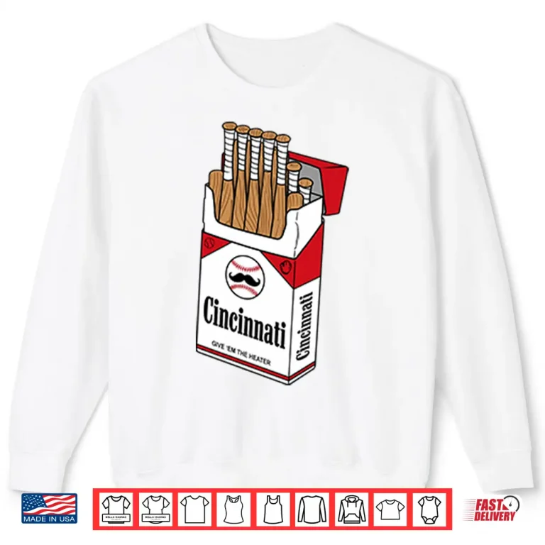 Sweatshirt Cincinnati Baseball Bat Pack Parody Shirt