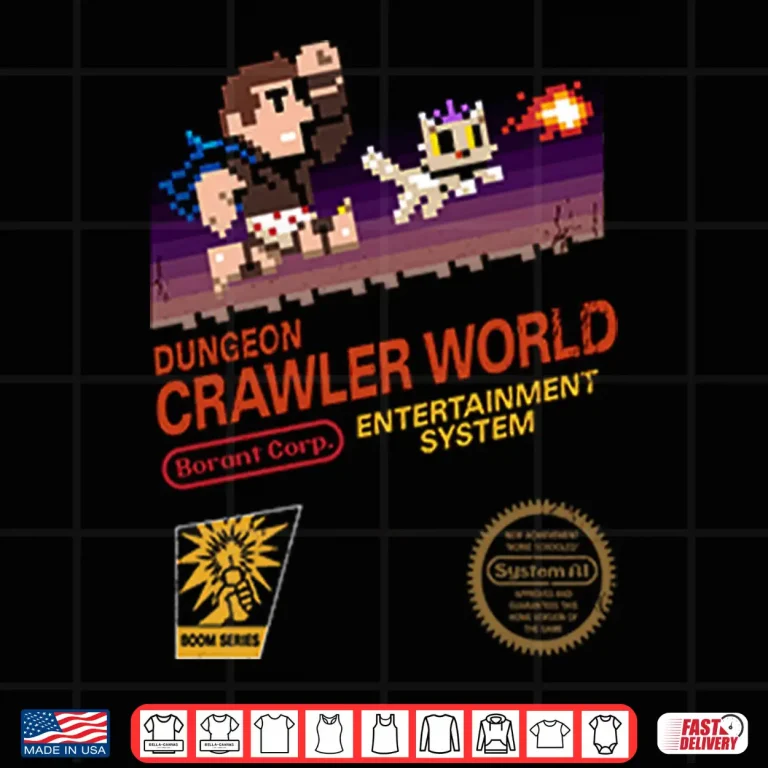 Design Dungeon Crawler World Entertainment System Shirt