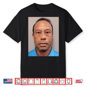 Tiger Woods Mugshot 2026 Shirt