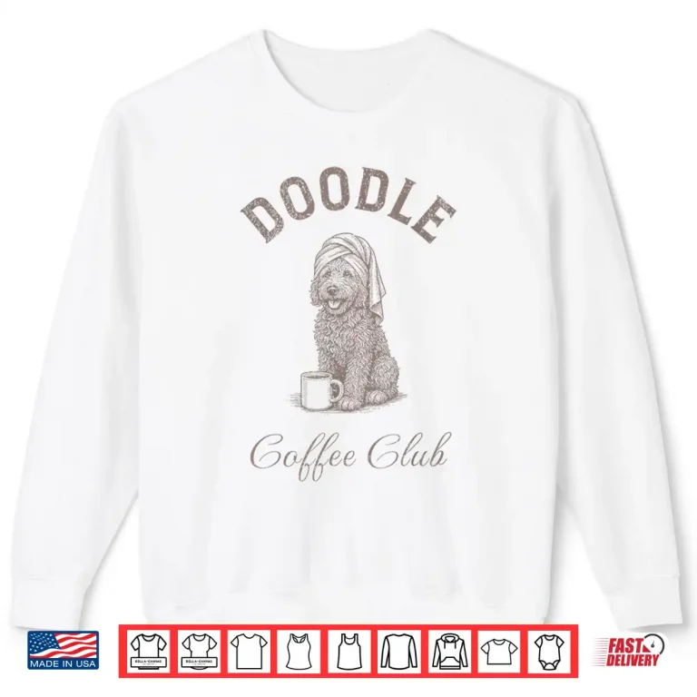Sweatshirt Doodle Coffee Club Shirt