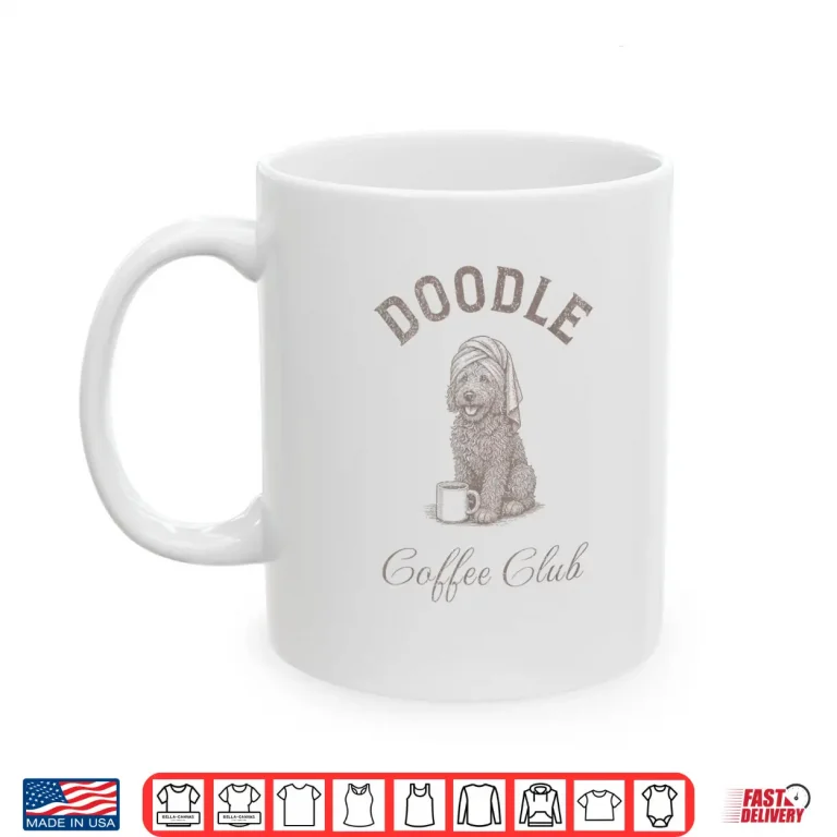 Mug Doodle Coffee Club Shirt