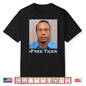 Free Tiger Shirt Golf Goat Celebrity Sports Funny Meme Shirt