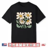 Retro Daisy Flowers Minimal Floral Graphic Cottagecore Shirt