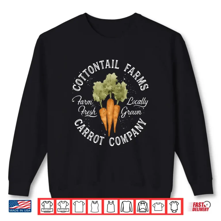 Sweatshirt Vintage Easter Cottontail Farm Carrot Company Easter 2026 Shirt