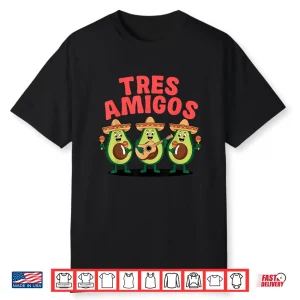 Tres Amigos Avocados Guac Cinco De Mayo Fiesta Mexican Kids Shirt