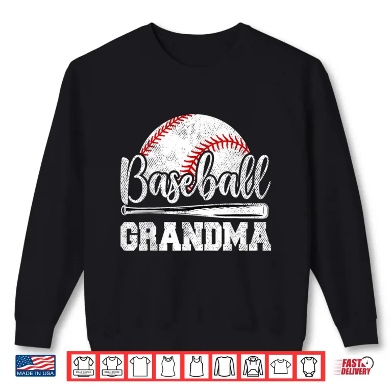 Sweatshirt Baseball Grandma Baseball Player Game Day Mothers Day Shirt