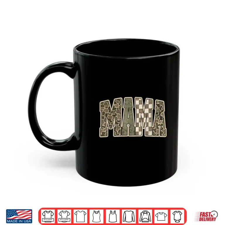 Mug Mama Mommy Happy Mothers Day Mom Life Retro Camouflage Shirt