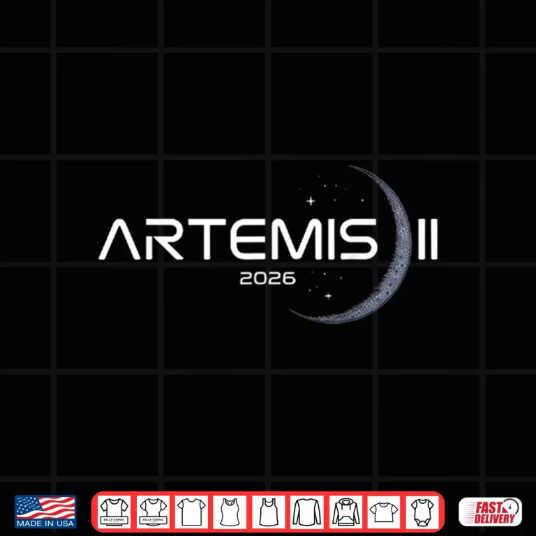 Design Artemis II Launch to The Moon Space Mission 2026 Shirt