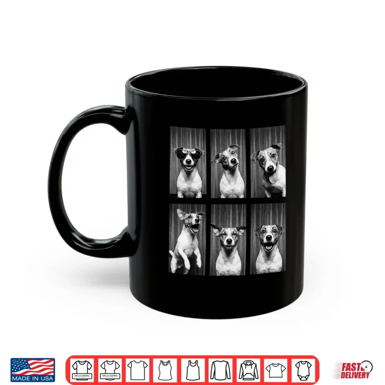 Mug Jack Russell Photobooth Dog Owner Funny Animal Portrait Shirt