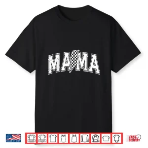 Checkered Mama Black And White Checkered Mom Mother’S Day Shirt