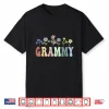 Grammy Gifts Women Wildflower Floral Design Grammy Shirt