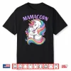 Women Mamacorn Mom Baby Girl Daughter Unicorn Mother’S Day Shirt