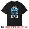 Cheer Mom Sports Fan Bow Sunglasses Cheerleading Support Shirt