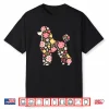 Funny Floral Flower Poodle Mom Grandma Womens Mothers Day Shirt