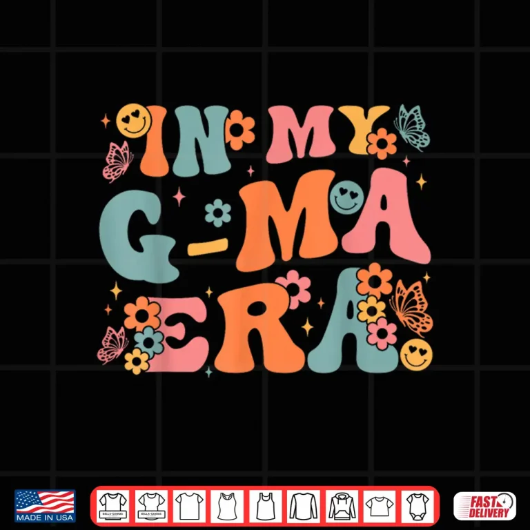 Design In My G Ma Era Baby Announcement for Grandma Mothers Day Shirt