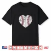 Baseball Heart Fun Mom Dad Men Women Softball Wife Shirt