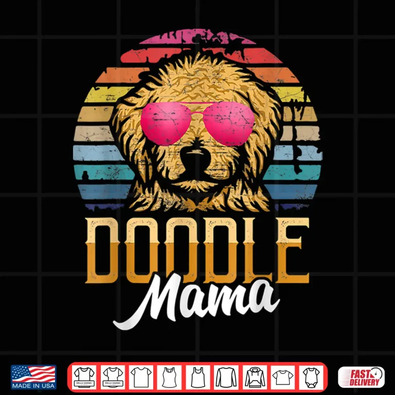 Design Doodle Mama tee Goldendoodle Mom mothers day gift Shirt