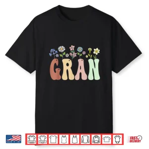 Gran Gifts Women Wildflower Floral Design Gran Shirt
