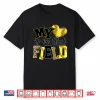 My Heart Is On That Field Softball Mom Leopard Mother Day Shirt
