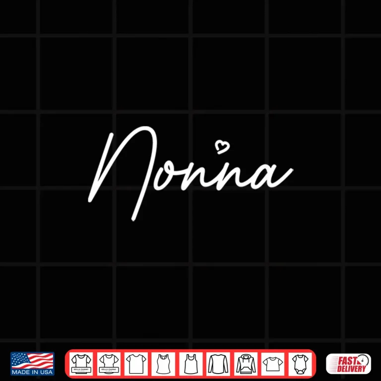 Design Nonna Cute Mothers Day Gift In Italian Grandma Shirt