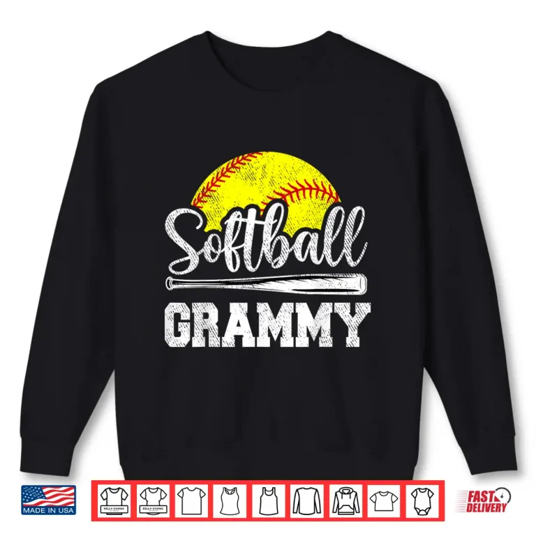 Sweatshirt Softball Grammy Softball Player Game Day Mothers Day Gift Shirt