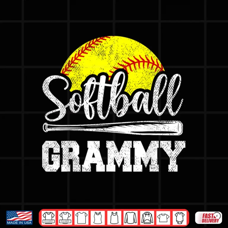 Design Softball Grammy Softball Player Game Day Mothers Day Gift Shirt