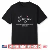 Yaya Like A Grandma Only Cooler Heart Mother’S Day Yaya Shirt