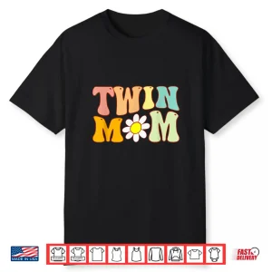 Groovy Twin Mama Funny Mother’S Day For New Mom Of Twins Shirt