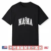 Mama Lightning Bolt Checkered Varsity Mom Women Mother’S Day Shirt