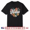 Nana Floral Heart Flower Mother’S Day Vintage Retro Shirt