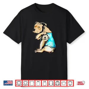 Pit Bull I Love Mom Tattoo Mother’S Day Gift Shirt