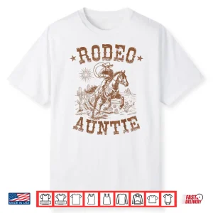 Rodeo Auntie Western Cowboy Family Matching Mother’S Day Shirt