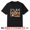 Tee Ball Cute Mom Leopard Costume Baseball Mother’S Day Shirt