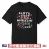 Baby’S First Mother’S Day On The Inside Pregnant Mom Mommy Shirt